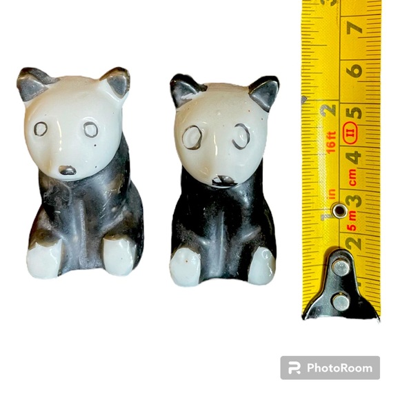 Vintage panda salt and pepper shaker Japan made - Picture 5 of 5